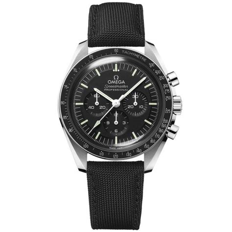 omega speedmaster moonwatch nylon strap|omega speedmaster professional leather strap.